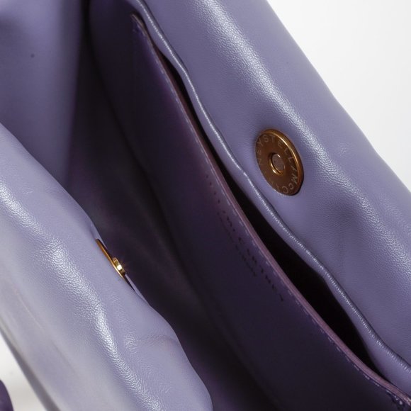 Stella McCartney Puffy Frayme Shoulder Bag in Grape - Picture 11 of 15